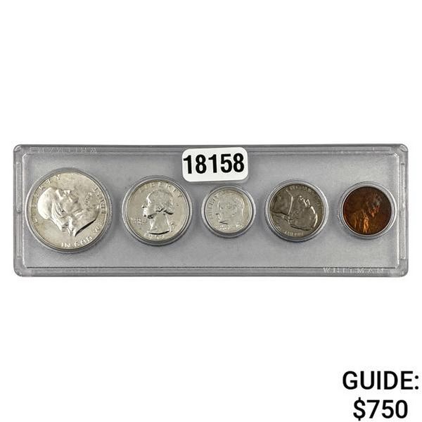 1952 [5] Proof Set 1C-50C