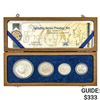 2003 South Africa Silver Rhino Set. 4.02oz ASW
