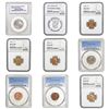 Image 1 : 1941-2012 Gem BU/PF US Coin Lot [9 Coins] PCGS/NGC MS/PF65-70