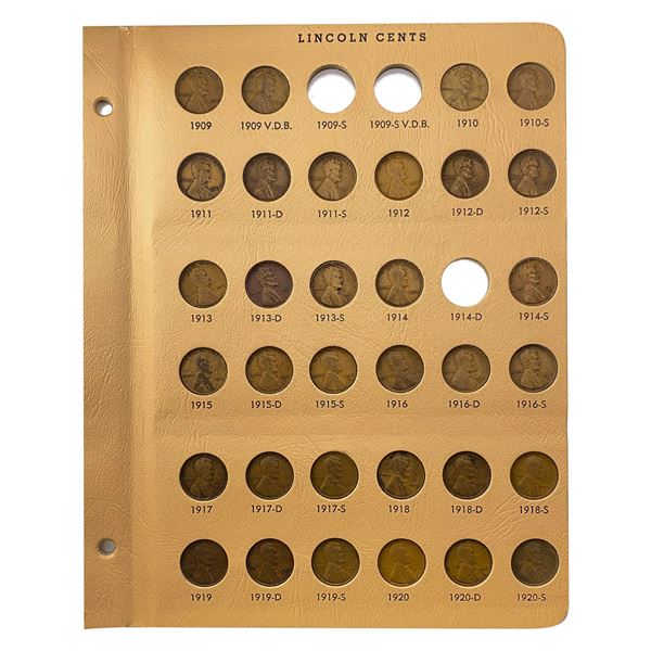 1909-1991 Large Lincoln Cent Collection [208 Coins]