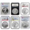 Image 1 : 2011-2017 American Silver Eagle Lot [6 Coins] PCGS/NGC MS/PF69/70