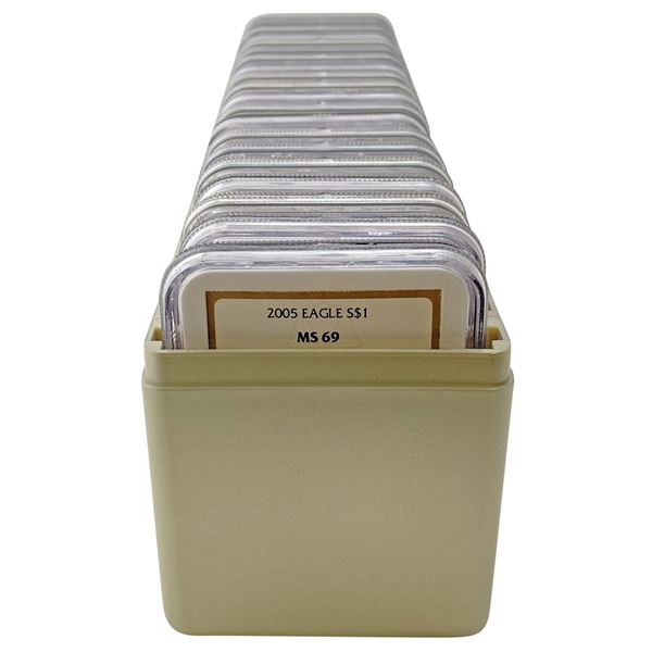 1986-2005 American SIlver Eagle Set [20 Coins] NGC MS69
