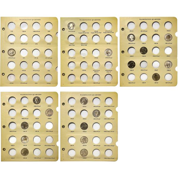 1968-1998 Washington Quarter Album [19 Coins]