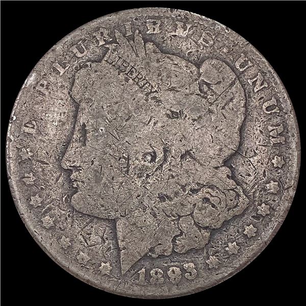 1893-CC Morgan Silver Dollar NICELY CIRCULATED