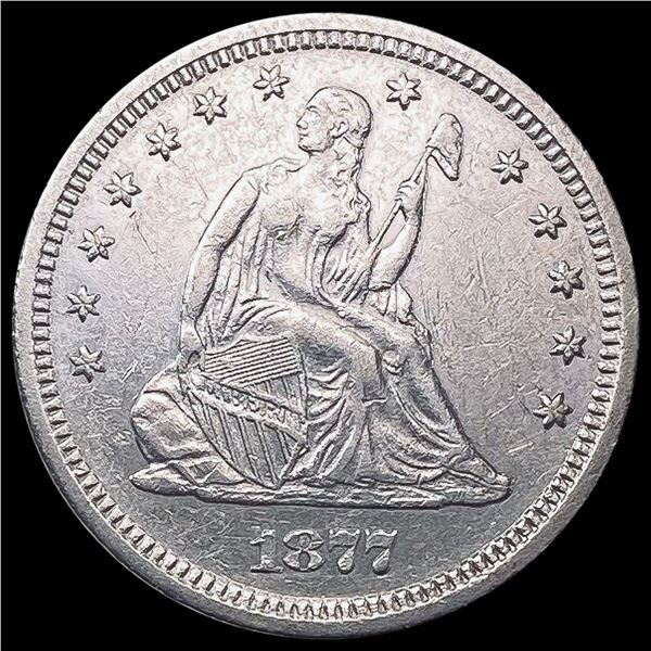 1877-S Seated Liberty Quarter UNCIRCULATED