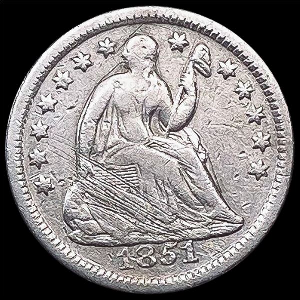 1851-O Seated Liberty Half Dime NEARLY UNCIRCULATED