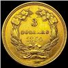 Image 2 : 1854 $3 Indian Princess Head Gold CLOSELY UNCIRCULATED