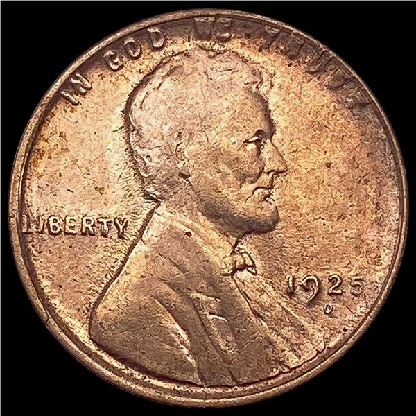 1925-D Lincoln Wheat Cent NEARLY UNCIRCULATED
