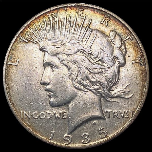 1935-S Peace Dollar CLOSELY UNCIRCULATED