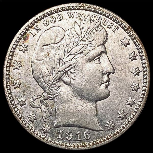 1916-D Barber Quarter CLOSELY UNCIRCULATED