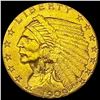 Image 1 : 1909 Indian Head Quarter Eagle CLOSELY UNCIRCULATED