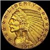 Image 1 : 1915-S Indian Head Half Eagle $5 CLOSELY UNCIRCULATE