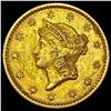 Image 1 : 1850 Liberty Head Gold Dollar CLOSELY UNCIRCULATED