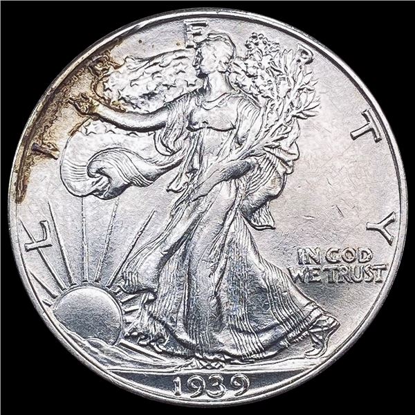 1939-D Walking Liberty Half Dollar CLOSELY UNCIRCULATED