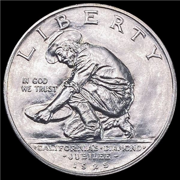1925-S California Diamond Jubilee Half D GEM BU