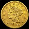 Image 1 : 1854 $2.50 Liberty Head Quarter Eagle CLOSELY UNCIRCULATED
