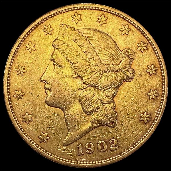 1902-S Liberty Head Double Eagle NEARLY UNCIRCULATED