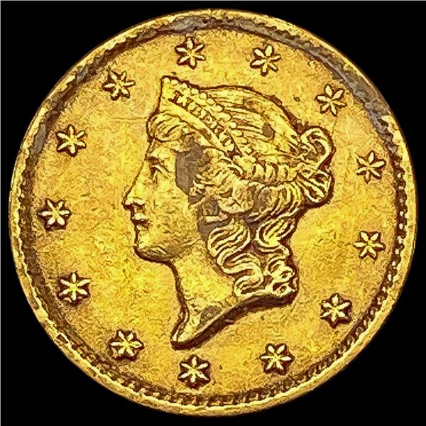 1853 $1 Liberty Head Gold Dollar CLOSELY UNCIRCULATED