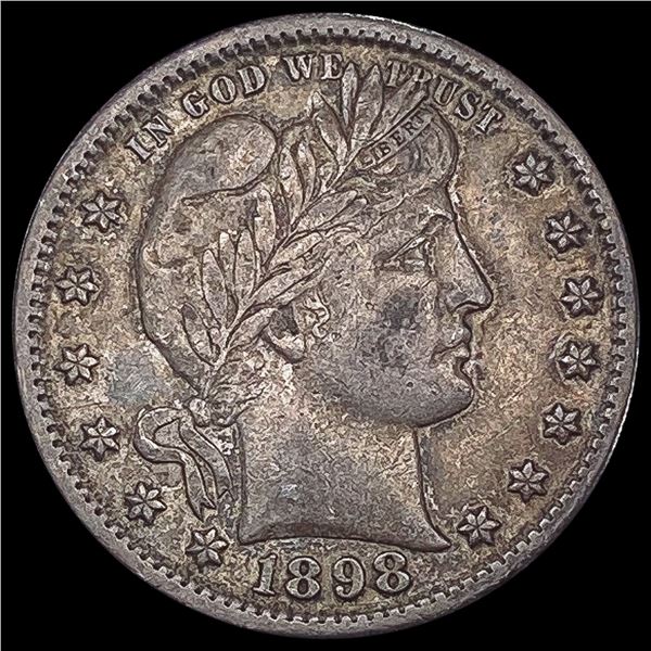 1898-S Barber Quarter CLOSELY UNCIRCULATED