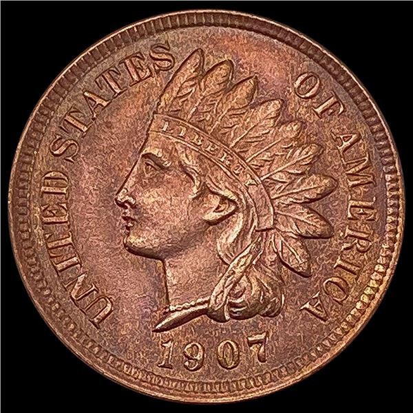 1907 Indian Head Cent CHOICE BU