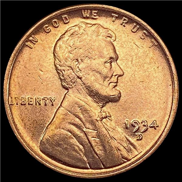 1934-D Lincoln Wheat Cent UNCIRCULATED