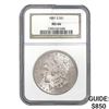 Image 1 : 1881-S Morgan Silver Dollar NGC MS66