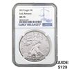 Image 1 : 2019 Eagle S$1 NGC MS70 Early Releases