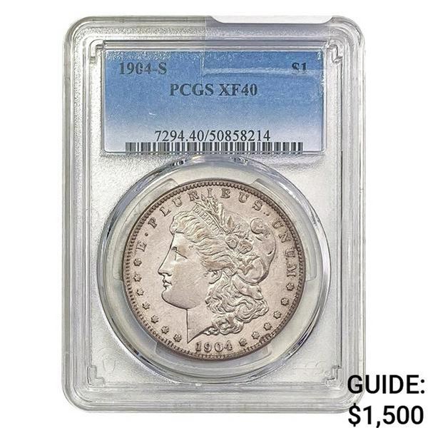 1904-S Morgan Silver Dollar PCGS XF40