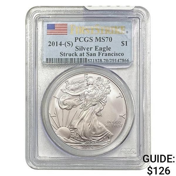 2014-(S) Silver Eagle PCGS MS70