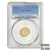 Image 1 : 1874 $1 Gold Indian Princess PCGS MS62