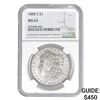 Image 1 : 1880-S Morgan Silver Dollar NGC MS65