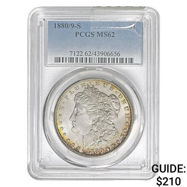 1880/9-S Morgan Dollar PCGS MS62