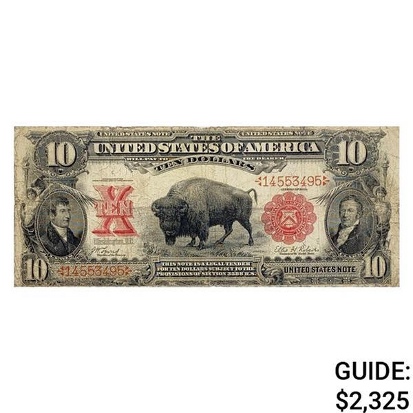 1901 $10 "BISON" LEGAL TENDER UNITED STATES NOTE