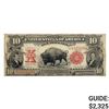 Image 1 : 1901 $10 "BISON" LEGAL TENDER UNITED STATES NOTE