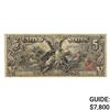 Image 1 : 1896 $5 EDUCATIONAL SILVER CERTIFICATE VERY FINE