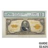 Image 1 : 1922 $50 "GRANT" GOLD CERTIFICATE PMG FINE-15