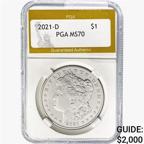2021-D $1 MORGAN PGA MS70