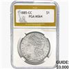 Image 1 : 1885-CC Morgan Silver Dollar PGA MS64