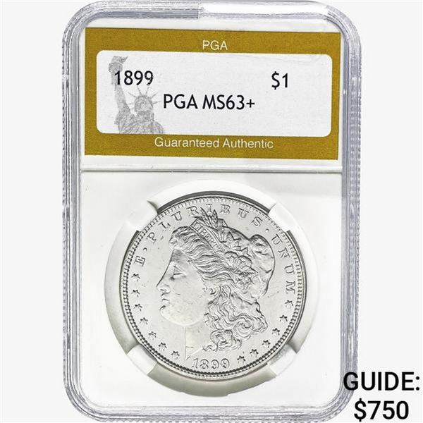 1899 Morgan Silver Dollar PGA MS63+