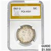 1907-D Barber Half Dollar PGA MS61