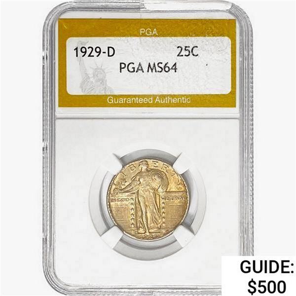 1929-D Standing Liberty Quarter PGA MS64