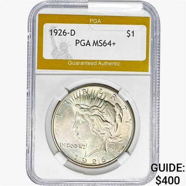 1926-D Morgan Silver Dollar PGA MS64+