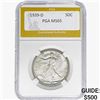 1939-D Walking Liberty Half Dollar PGA MS65