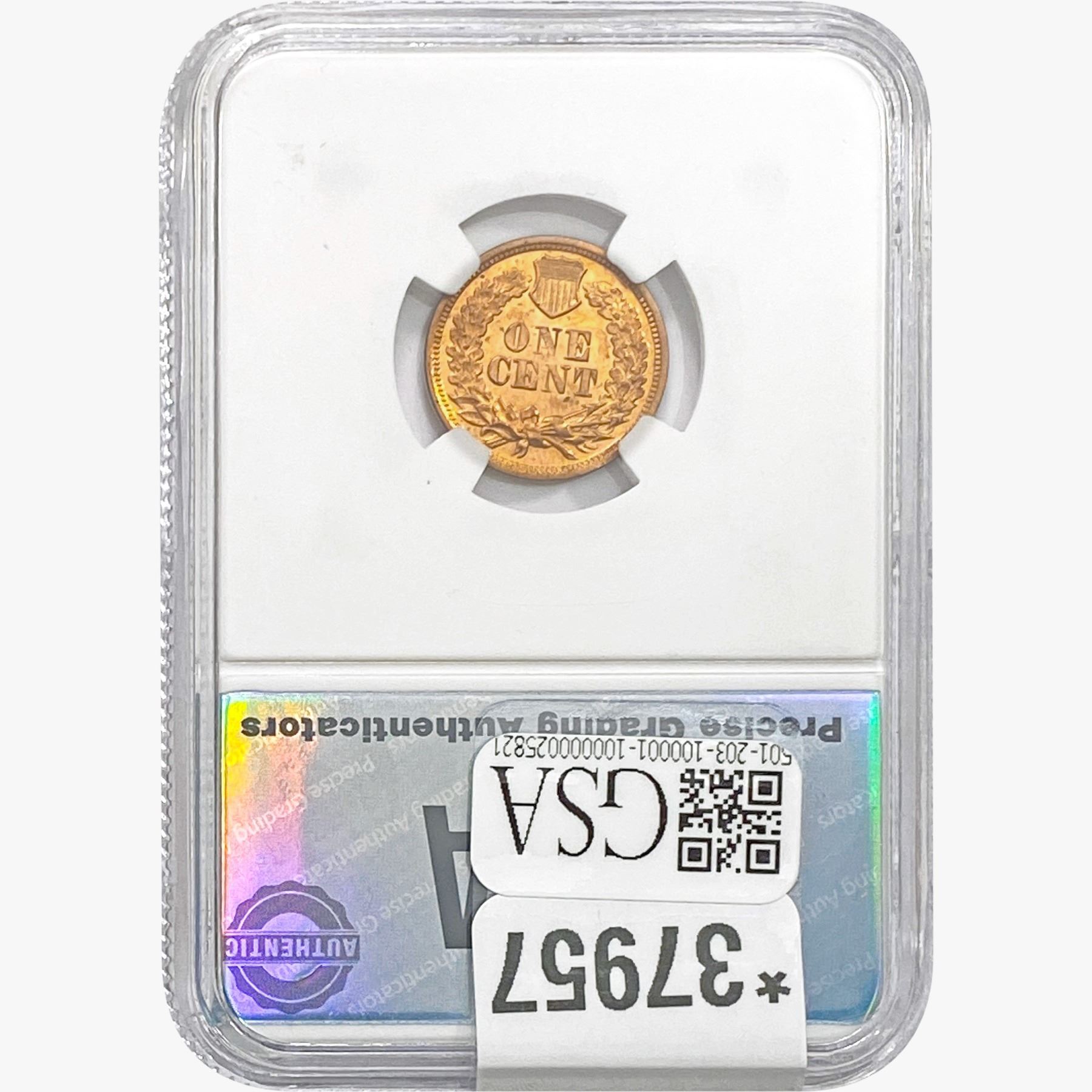 Pr66 Reeb 1870 Indian Head Cent PGA PR66 RED CAMEO