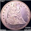 Image 1 : 1867 Seated Liberty Dollar CHOICE BU+
