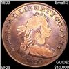 Image 1 : 1803 Small 3 Draped Bust Dollar LIGHTLY CIRCULATED