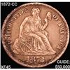 Image 1 : 1872-CC Seated Liberty Dime NEARLY UNCIRCULATED