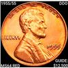 1955/55 DDO Wheat Cent CHOICE BU RD