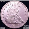 Image 1 : 1870-CC Seated Liberty Dollar UNCIRCULATED