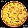 1854-O $2.50 Gold Quarter Eagle CHOICE BU
